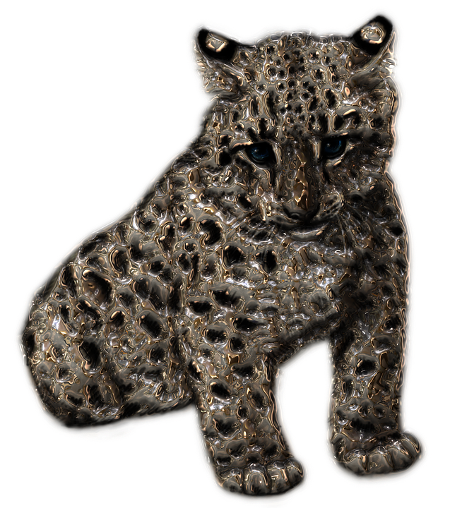 Snow Leopard, Metallizer, Art, Factory, Glass - Snow Leopard, Transparent background PNG HD thumbnail