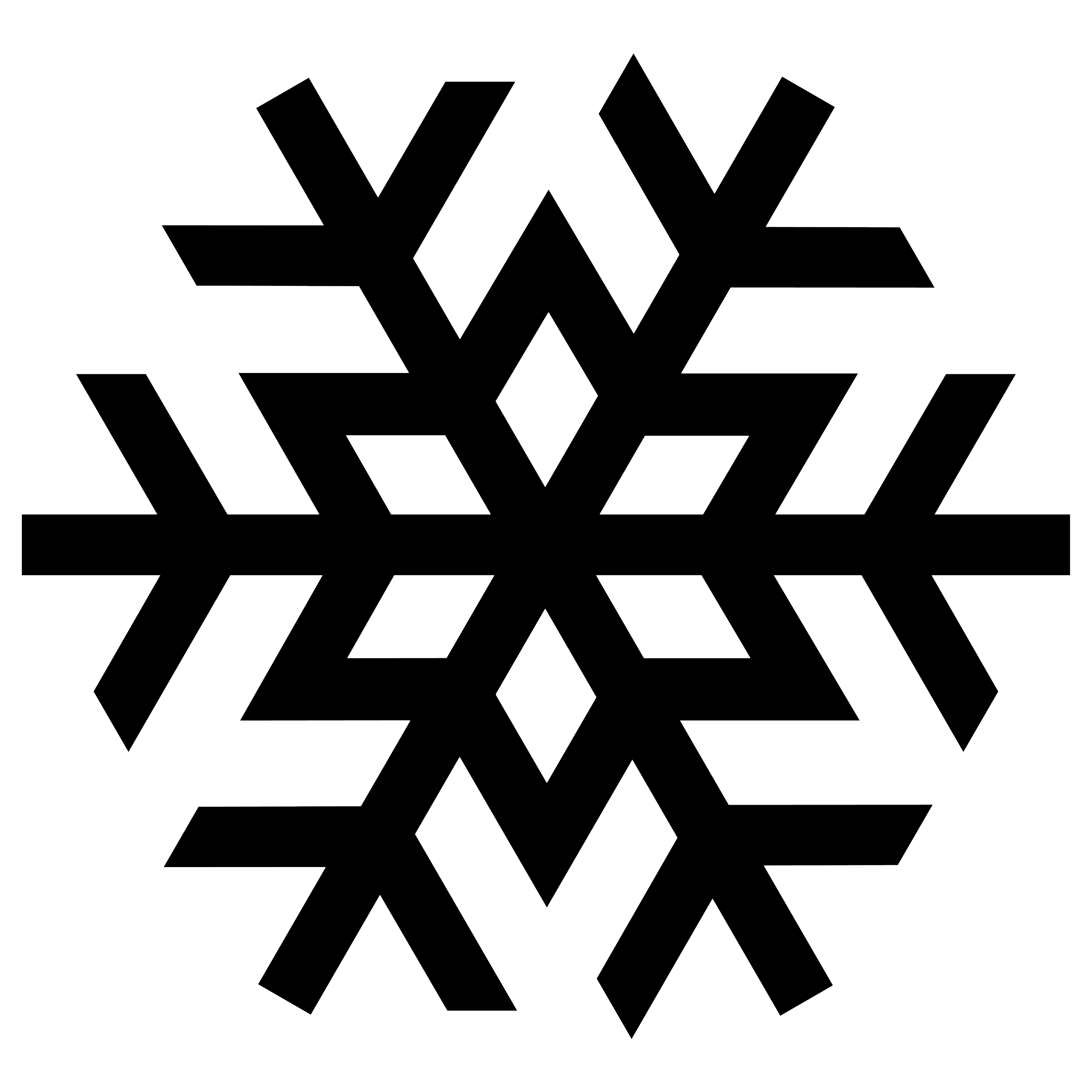 Snowflake Silhouette Png Image - Snowflake, Transparent background PNG HD thumbnail