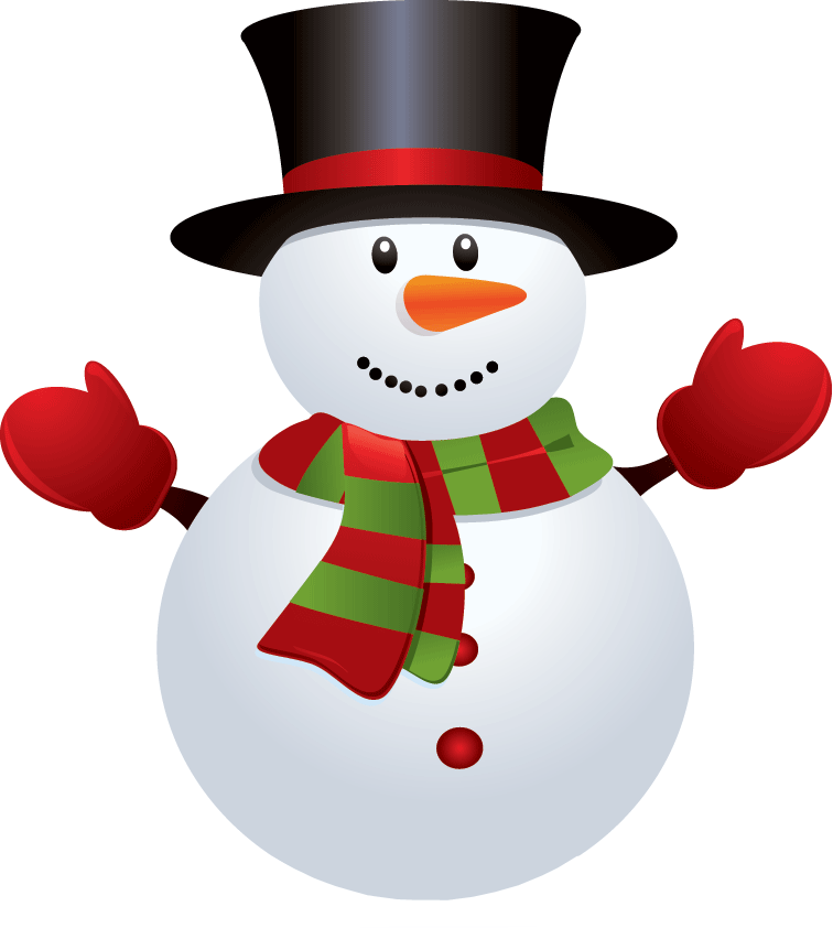 snowman, Winter, Hat, Scarf F