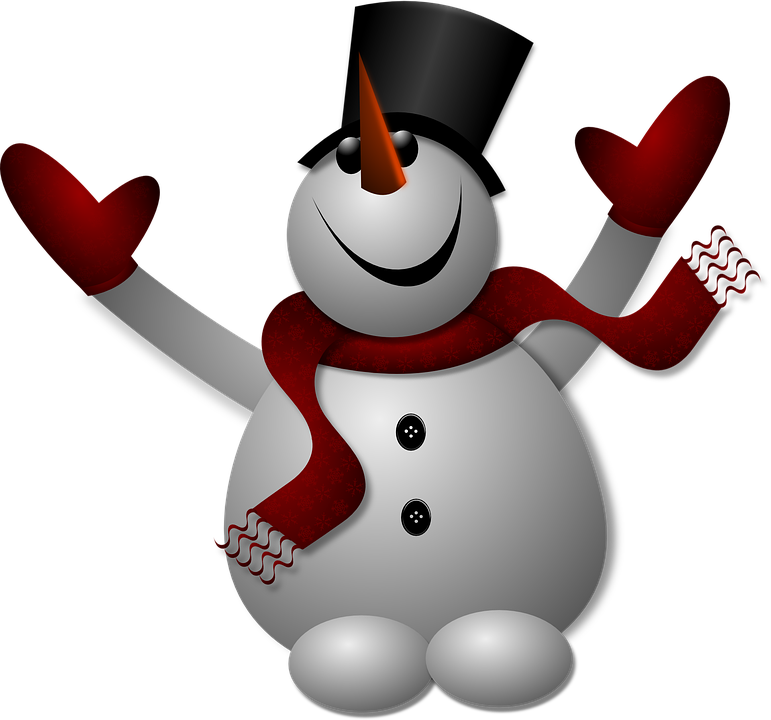 Snowman, Noel, Chapeau, Christmas, Gloves, Happy, Hat - Snowman, Transparent background PNG HD thumbnail