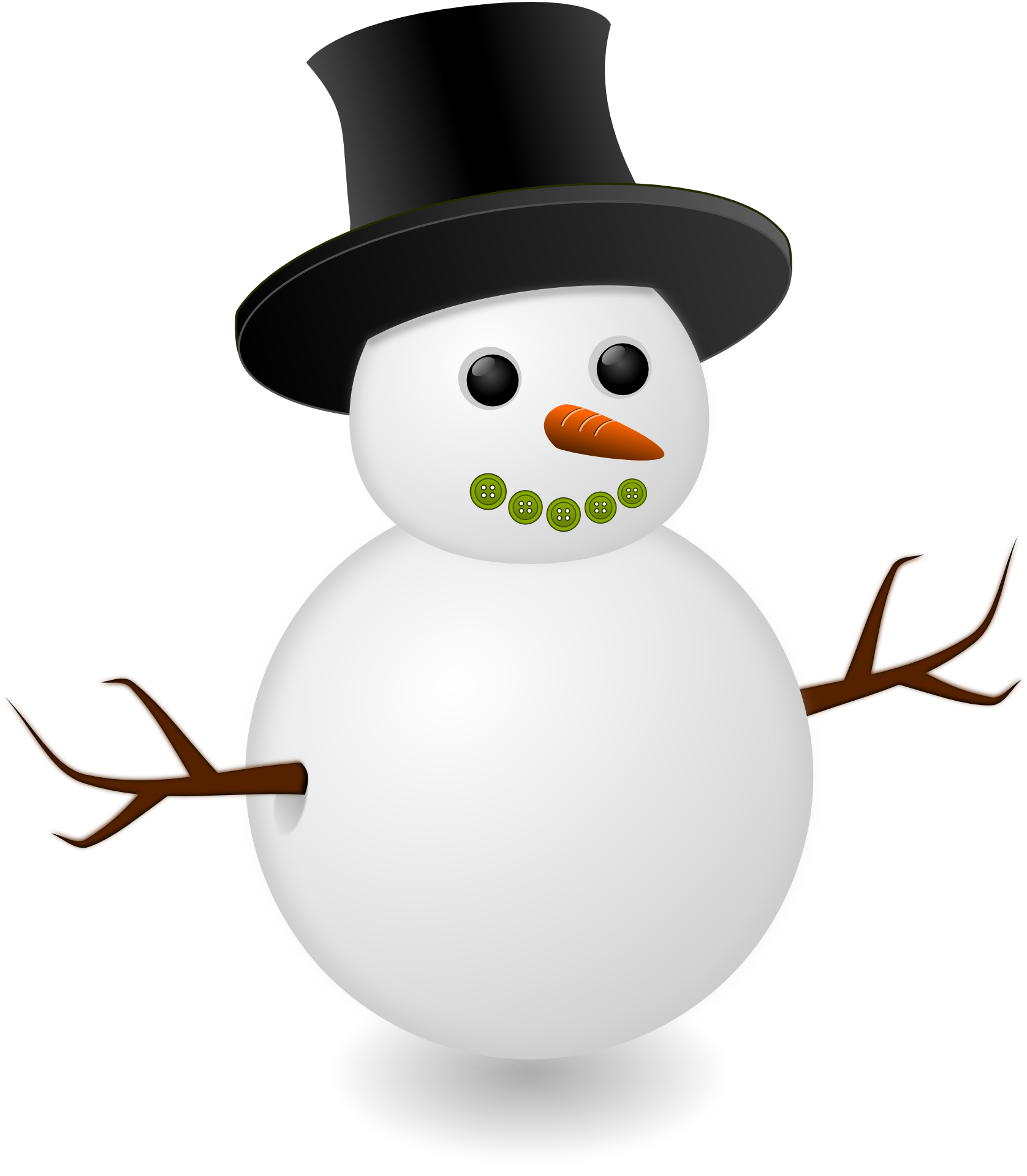 File:snowman Illustration.png - Snowman, Transparent background PNG HD thumbnail