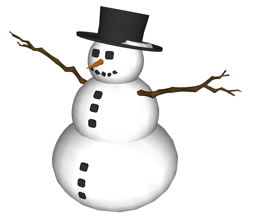 Snowman Picture With Hat And Branch Arms Hdpng.com  - Snowman, Transparent background PNG HD thumbnail