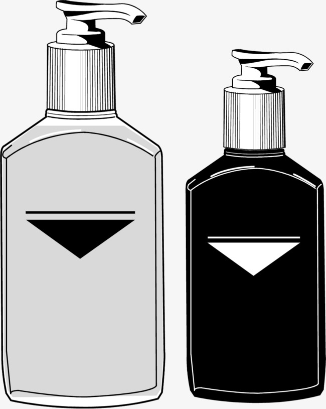 Vector Painted Shampoo Bottle, Vector, Hand Painted, Shampoo Bottles Png And Vector - Soap Bottle, Transparent background PNG HD thumbnail