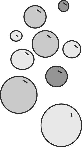 Bubbles Grey Clip Art at Clker- vector clip art online, royaltypublic domain, Soap Bubbles PNG Black And White - Free PNG