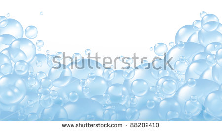 Bubbles Foaming And Transparent Bath Soap Suds With Bubble Composition At The Bottom Floating As Clean - Soap Suds, Transparent background PNG HD thumbnail