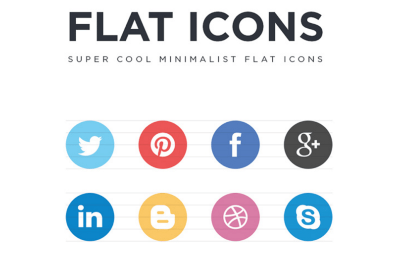 Flat Social Icons Eps - Social Icons, Transparent background PNG HD thumbnail