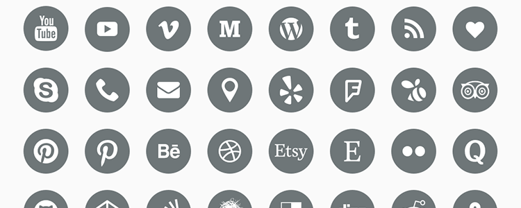 Social Icons Png - Social Icons .sketch (48 Icons In Sketch Formats), Transparent background PNG HD thumbnail