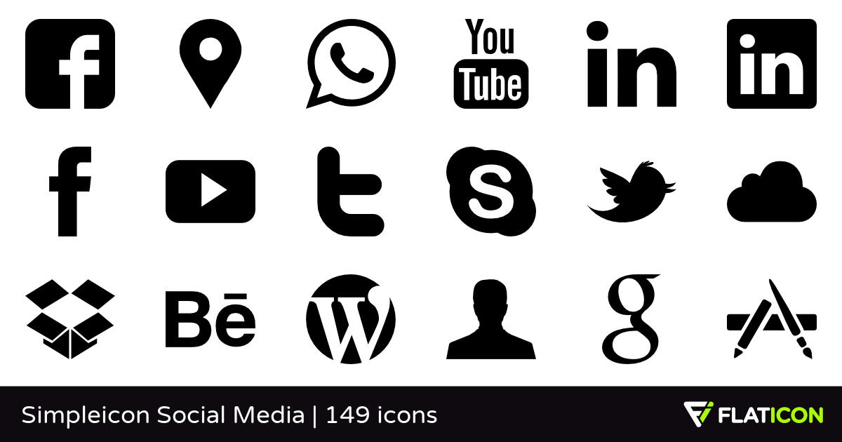 Social Media Icons Png Hdpng.com 1200 - Social Media Icons, Transparent background PNG HD thumbnail