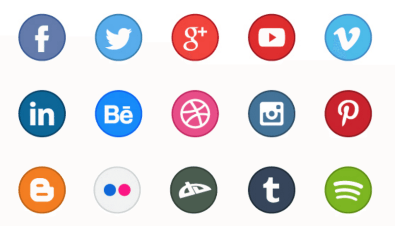 15. Free Circle Icons - Social Media, Transparent background PNG HD thumbnail