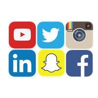 Round Social Media Icons Vect