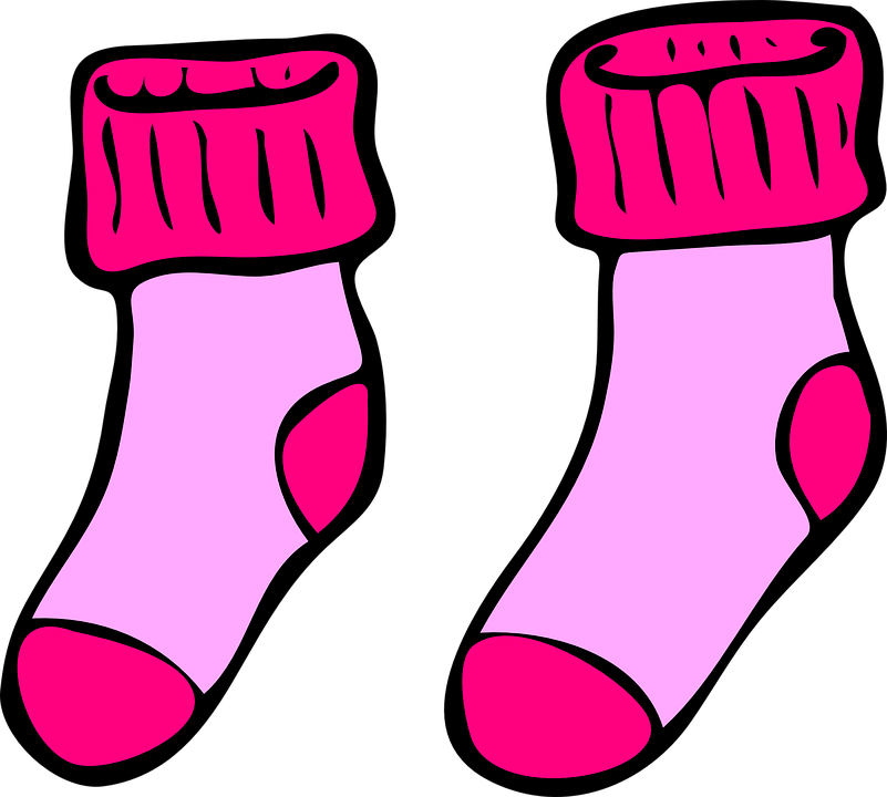 Socks, Cute, Pink, Winter, Warm, Baby, Wool - Socks, Transparent background PNG HD thumbnail