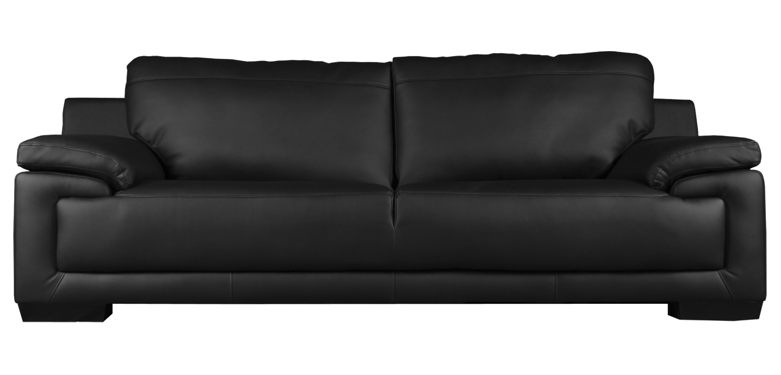 Black Sofa Png Image - Sofa, Transparent background PNG HD thumbnail