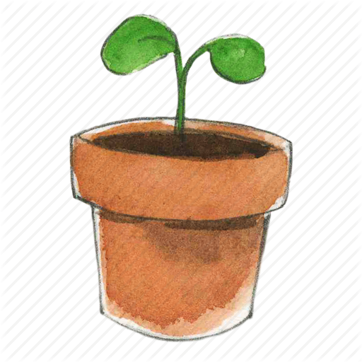 Flower, Garden, Gardening, Plant, Pot, Potted, Seed, Seedling, - Soil In A Pot, Transparent background PNG HD thumbnail