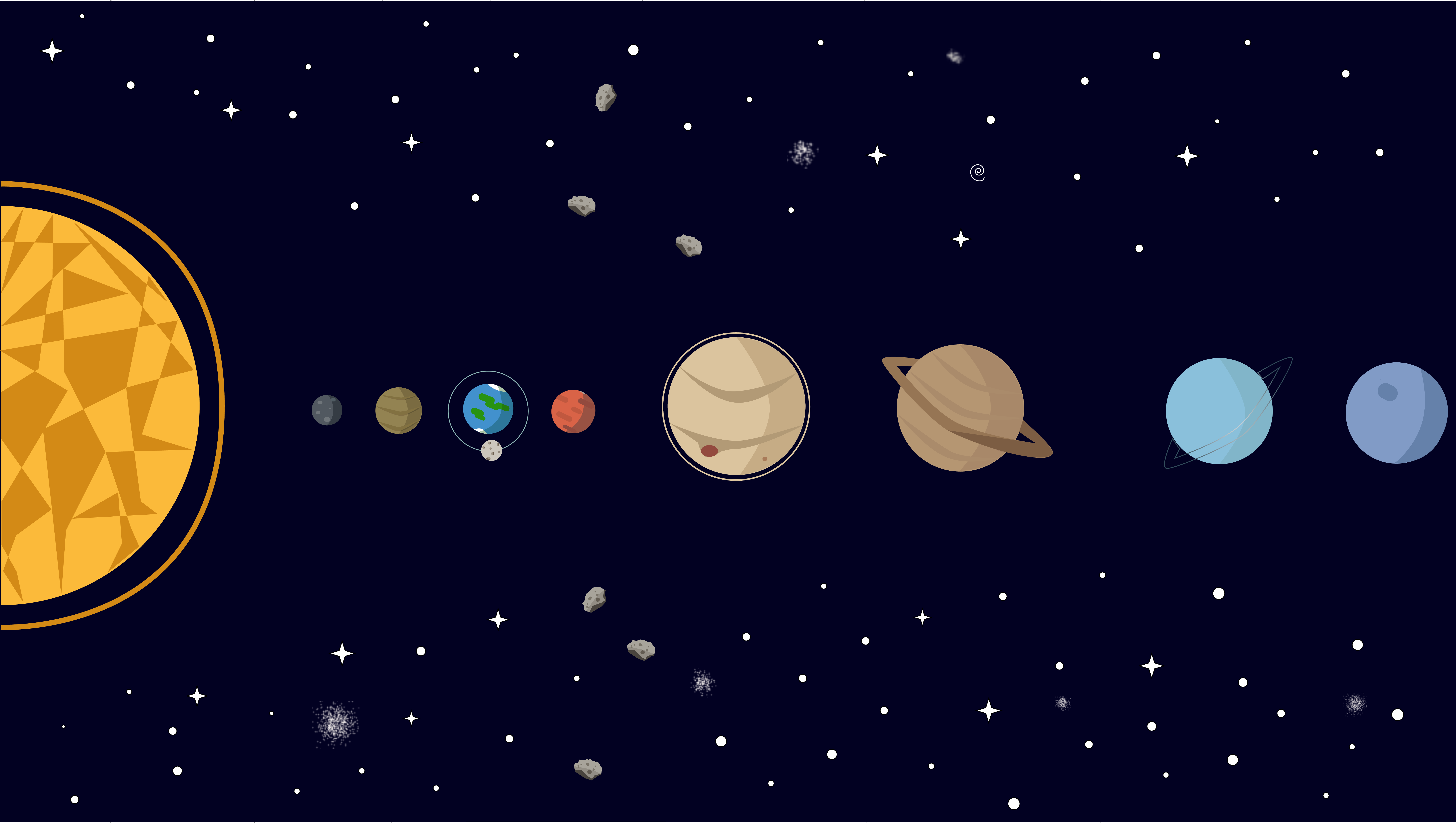 The Solar System - Solar System, Transparent background PNG HD thumbnail