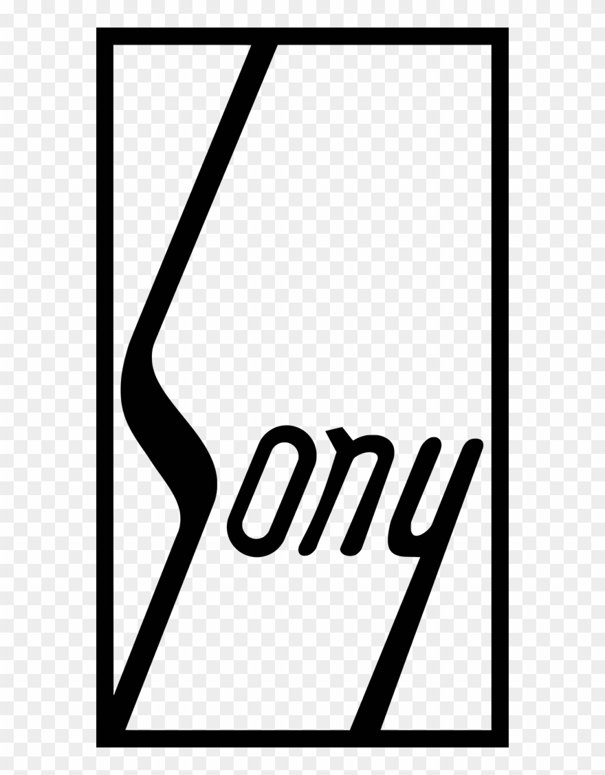Sony Logo In 1955 , Png Download   Sony Logo Time Line Clipart Pluspng.com  - Sony, Transparent background PNG HD thumbnail