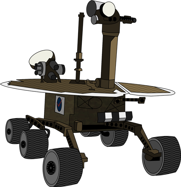 Rover Cliparts - Space Rover, Transparent background PNG HD thumbnail