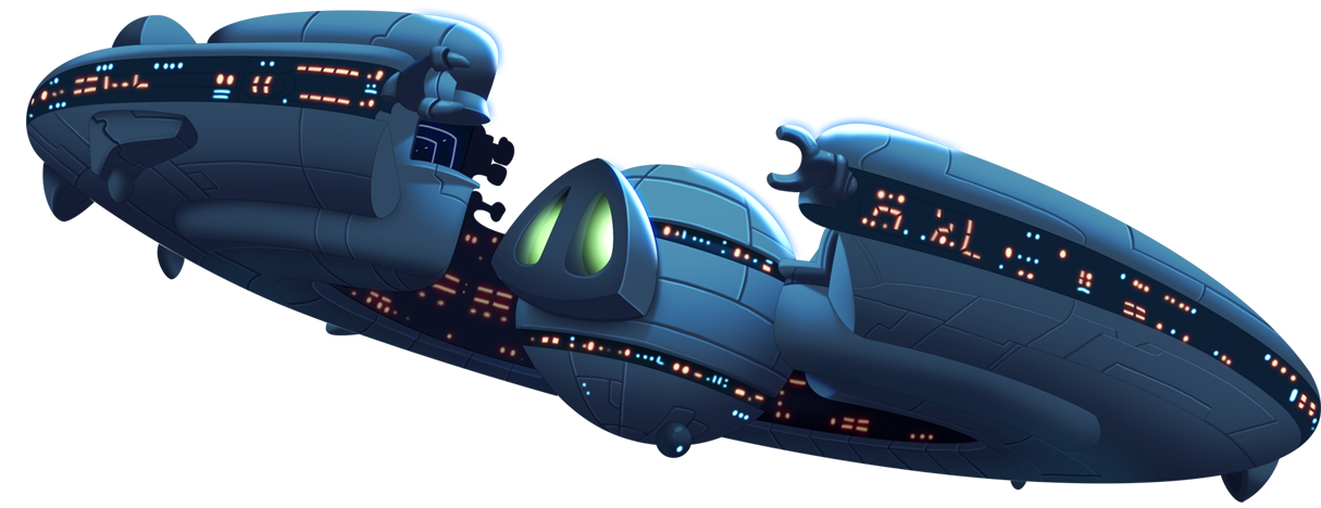 Spaceship Png Clipart - Space Ship, Transparent background PNG HD thumbnail