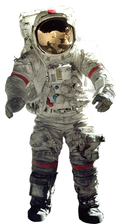 Astronaut On The Moon - Spaceman, Transparent background PNG HD thumbnail
