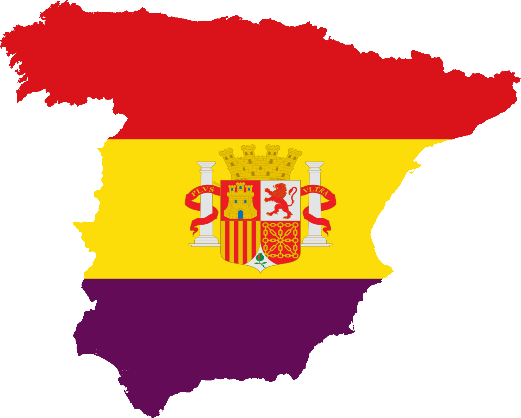 File:flag Map Of The Spanish Republic (Civil).png - Spain, Transparent background PNG HD thumbnail