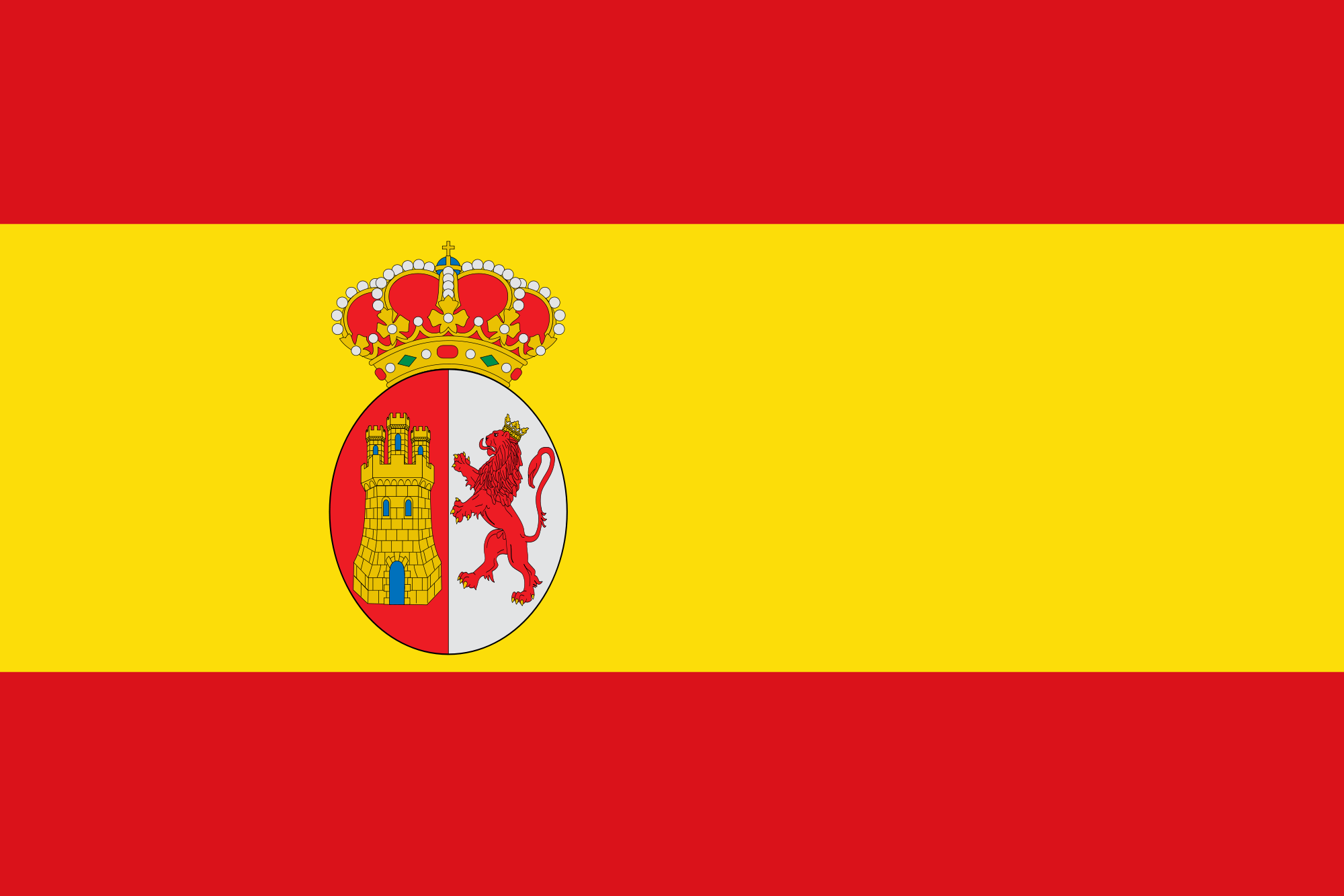 Flag Of Spain (1785 1873 And 1875 1931).png - Spain, Transparent background PNG HD thumbnail
