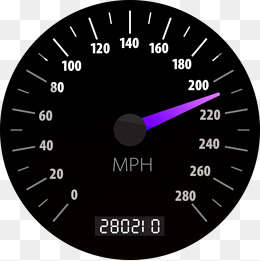Speedometer, Kilometers, Dash