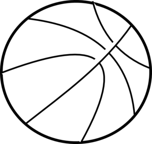 Pin Black U0026 White Clipart Basketball #1 - Sphere Black And White, Transparent background PNG HD thumbnail