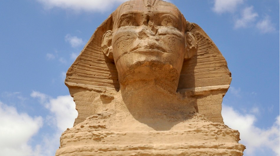The head of the Great Sphinx,