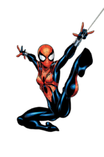Spider Girl - Spider Woman, Transparent background PNG HD thumbnail