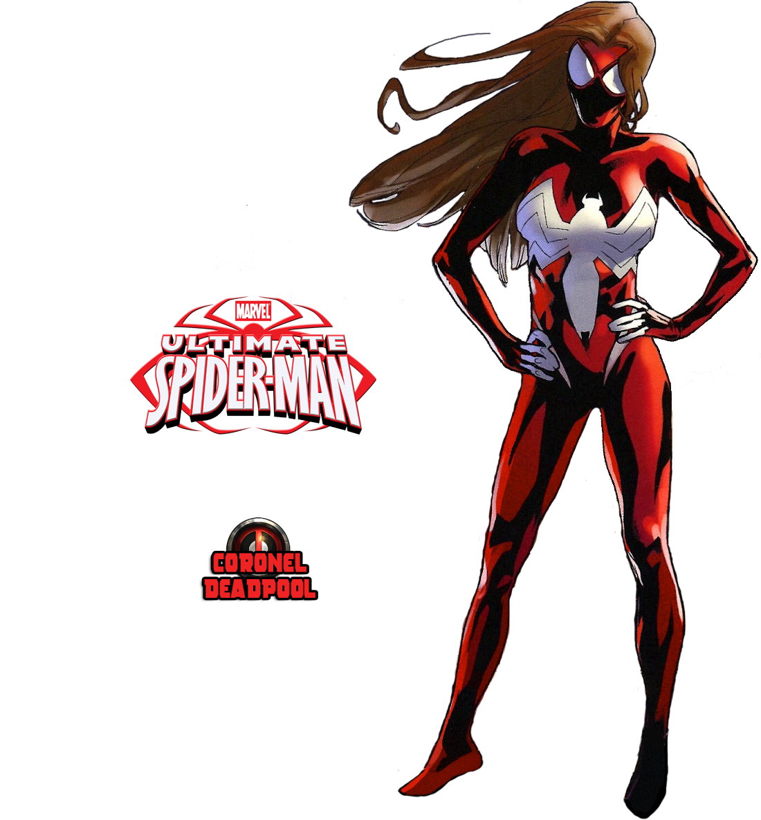 Spider Woman Transparent Back