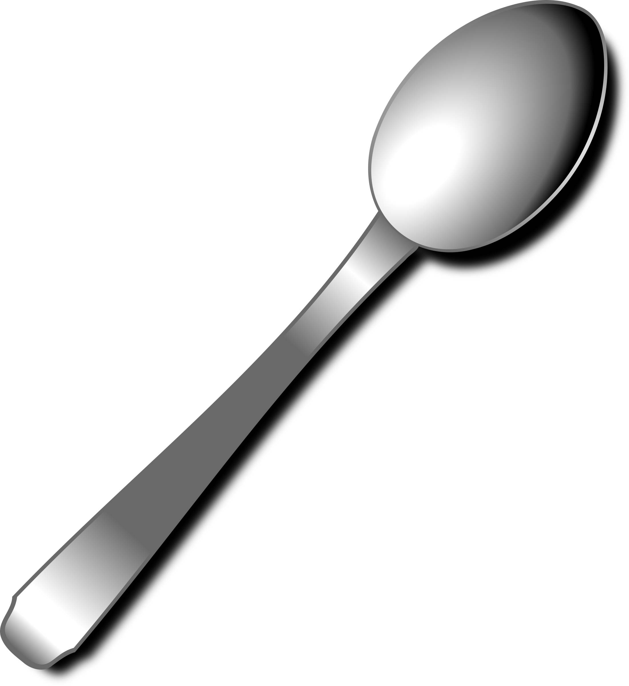 Steel Spoon PNG Clipart