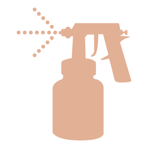 Spray tan gun clipart