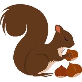 Squirrel With Nut PNG-PlusPNG