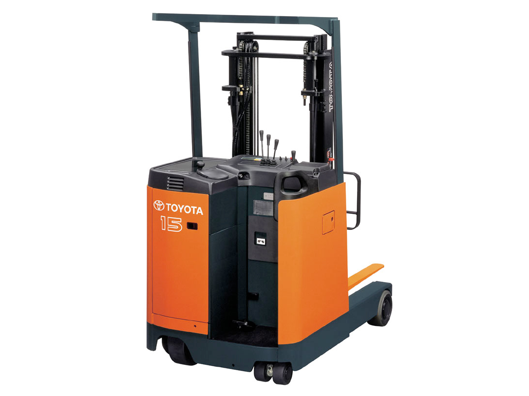 7Fbr (Reach Truck Stand Up) - Stand Up Forklift, Transparent background PNG HD thumbnail