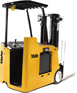 Stand Up Electric 3,000   4,000 Lbs - Stand Up Forklift, Transparent background PNG HD thumbnail