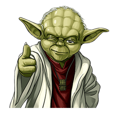 Star Wars Yoda Stickers Collection - Star Wars Yoda, Transparent background PNG HD thumbnail