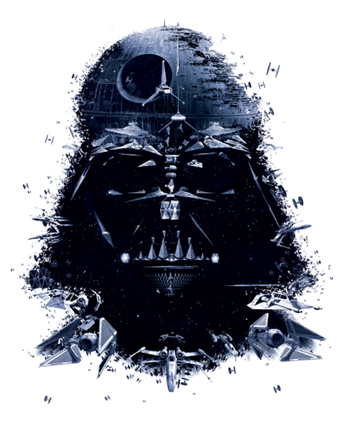 Wide HD Star Wars Poster Wall
