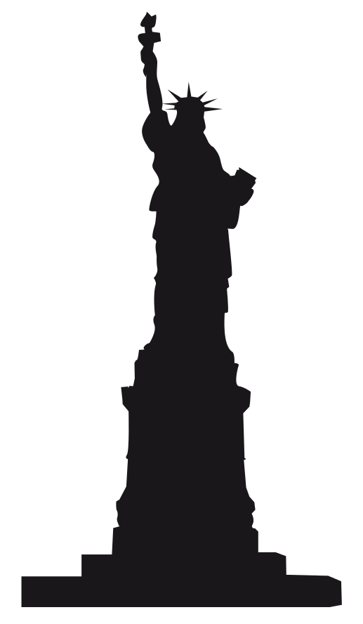 File:silhouette Of The Statue Of Liberty In New York.svg - Statue Of Liberty, Transparent background PNG HD thumbnail