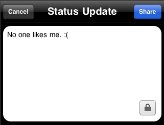 Facebook Users Have Been Complaining That When They Update Their Status In The Facebook App, The Status Only Appears On Their Wall And Not Their Friendsu0027 Hdpng.com  - Status Update, Transparent background PNG HD thumbnail