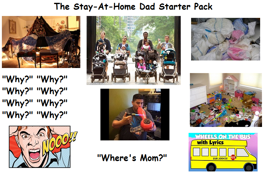 Stay At Home Dad Starter Pack Hdpng.com  - Stay At Home Dad, Transparent background PNG HD thumbnail