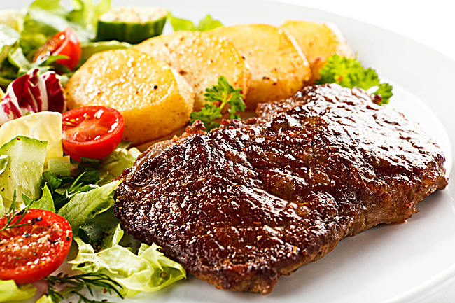 When The Steak Vegetable Hd - Steak, Transparent background PNG HD thumbnail