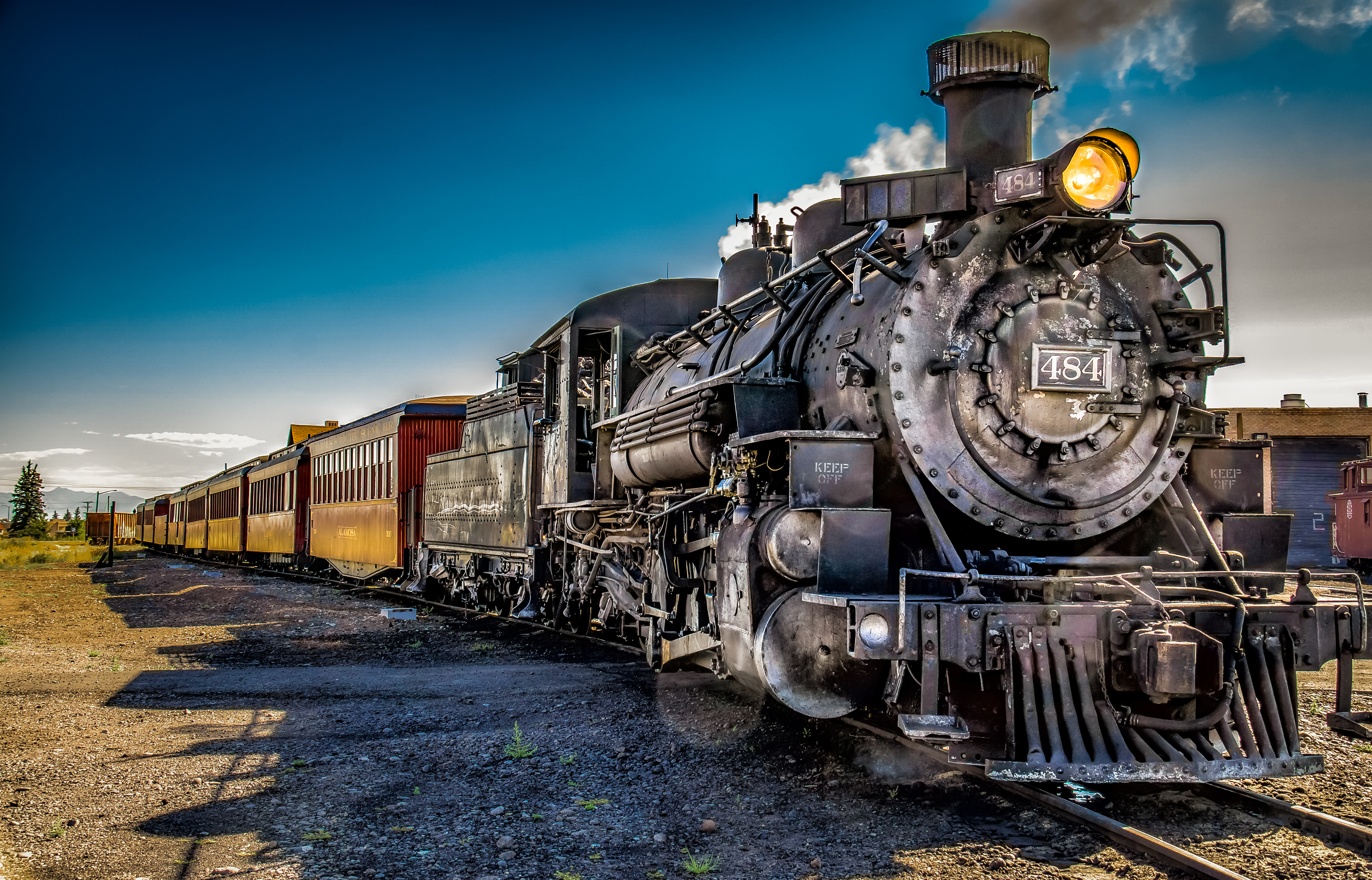 Hd Wallpaper | Background Image Id:725086. 6000X3847 Vehicles Steam Train - Steam Train, Transparent background PNG HD thumbnail