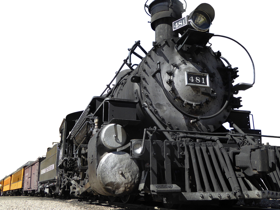 Railway, Steam, Locomotive, Old - Steam Train, Transparent background PNG HD thumbnail