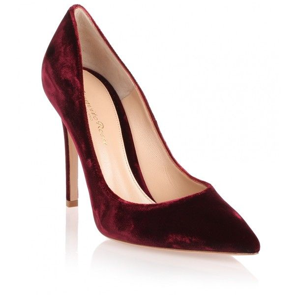 See This And Similar Gianvito Rossi Pumps   Burgundy Velvet Pump From Gianvito Rossi. The Gianvito Pump Has A Classic Silhouette With A Stiletto Heel, And. - Stiletto Heels, Transparent background PNG HD thumbnail