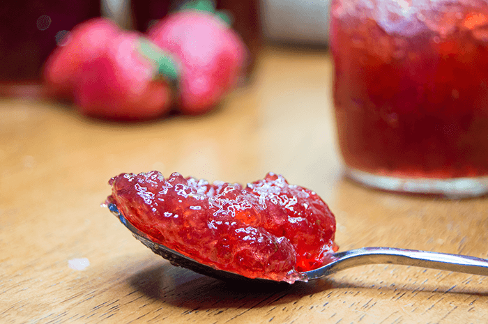 Once The Jelly Has Reached The Desired Temperature, Transfer The Jelly To Sanitized Jelly Jars, Leaving About 1/4 Inch Of Space At The Top. - Strawberry Jam, Transparent background PNG HD thumbnail