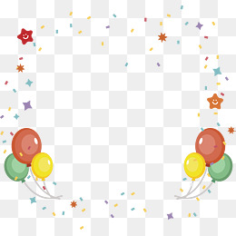 Balloon Streamers Party Poster, Vector Png, Color Ribbon, Party Poster Png And Vector - Streamers, Transparent background PNG HD thumbnail