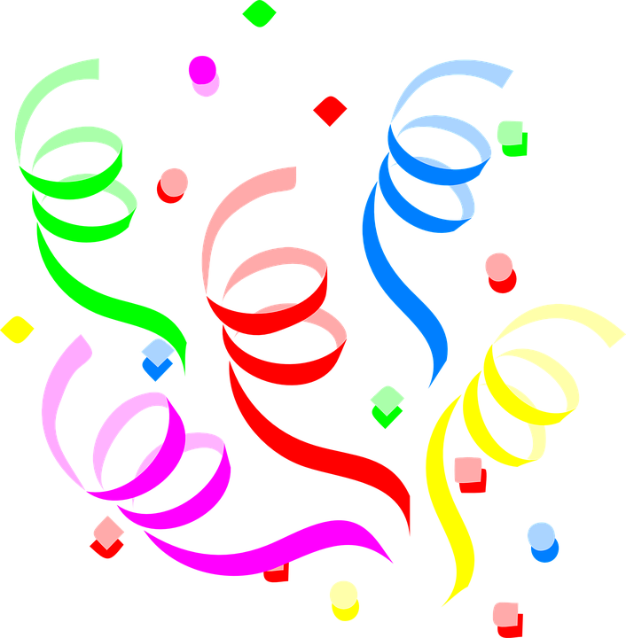 Party Decoration Streamers Confetti Celebration - Streamers, Transparent background PNG HD thumbnail