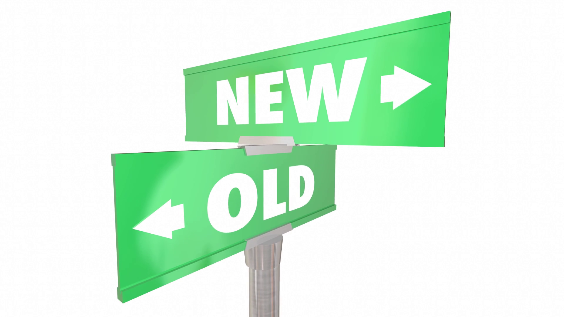 New Vs Old Two 2 Way Road Street Signs 3D Animation Motion Background   Videoblocks - Street Signs, Transparent background PNG HD thumbnail
