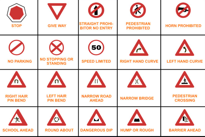 Traffic Signs - Street Signs, Transparent background PNG HD thumbnail