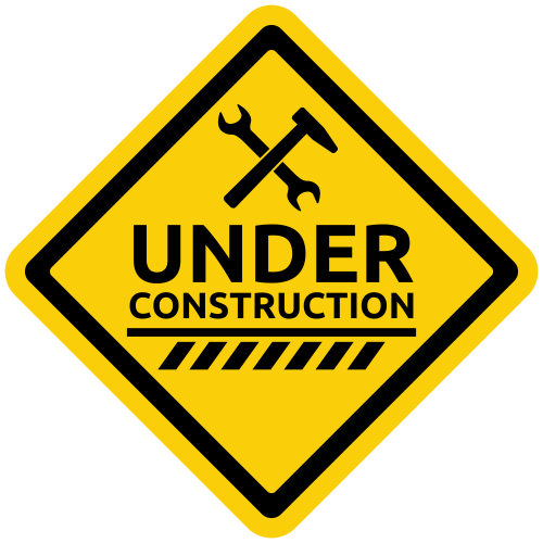 Under Construction Warning Sign Png Clipart - Street Signs, Transparent background PNG HD thumbnail