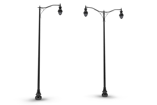Antique Street Lamp Clipart. - Streetlight, Transparent background PNG HD thumbnail